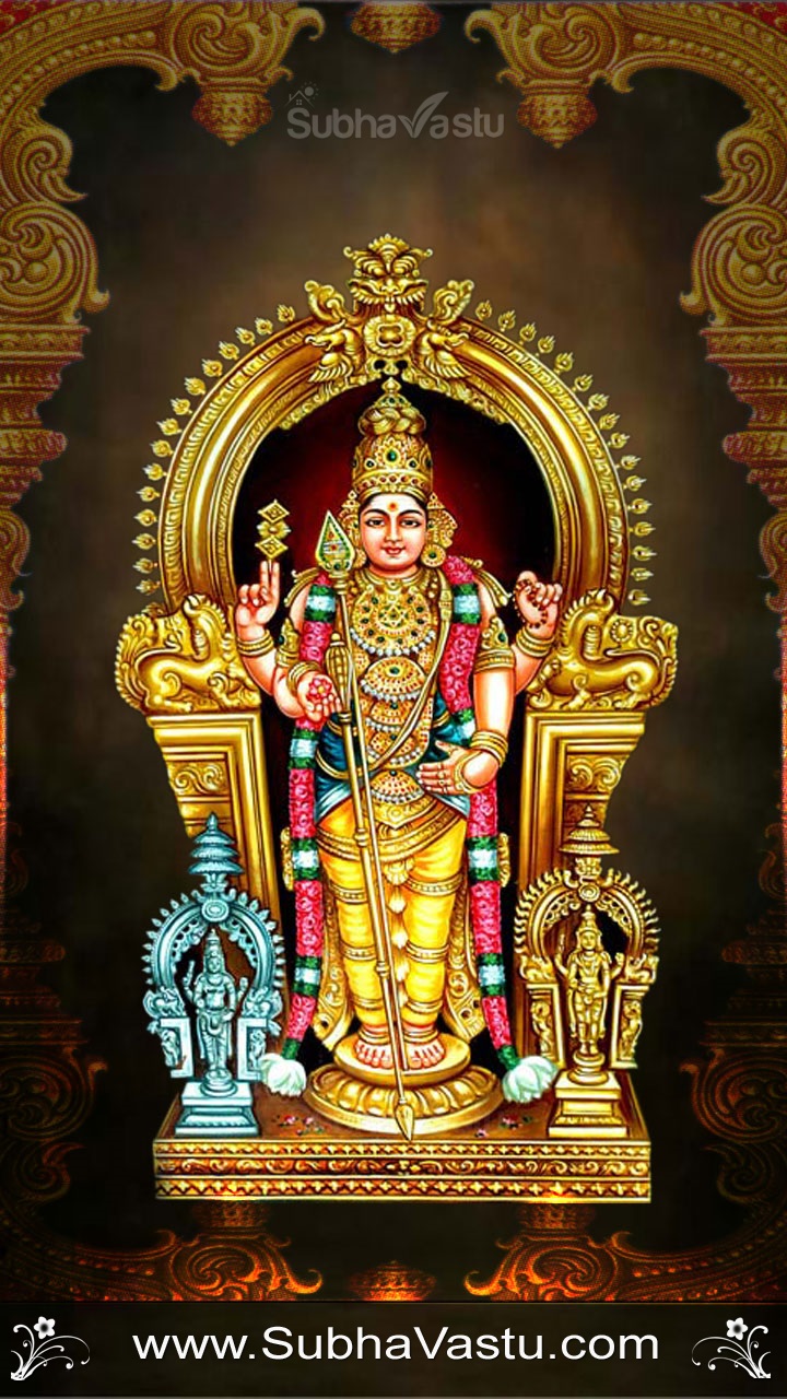 Muruga Mobile Wallpapers - Lord Murugan With Valli Deivanai , HD Wallpaper & Backgrounds