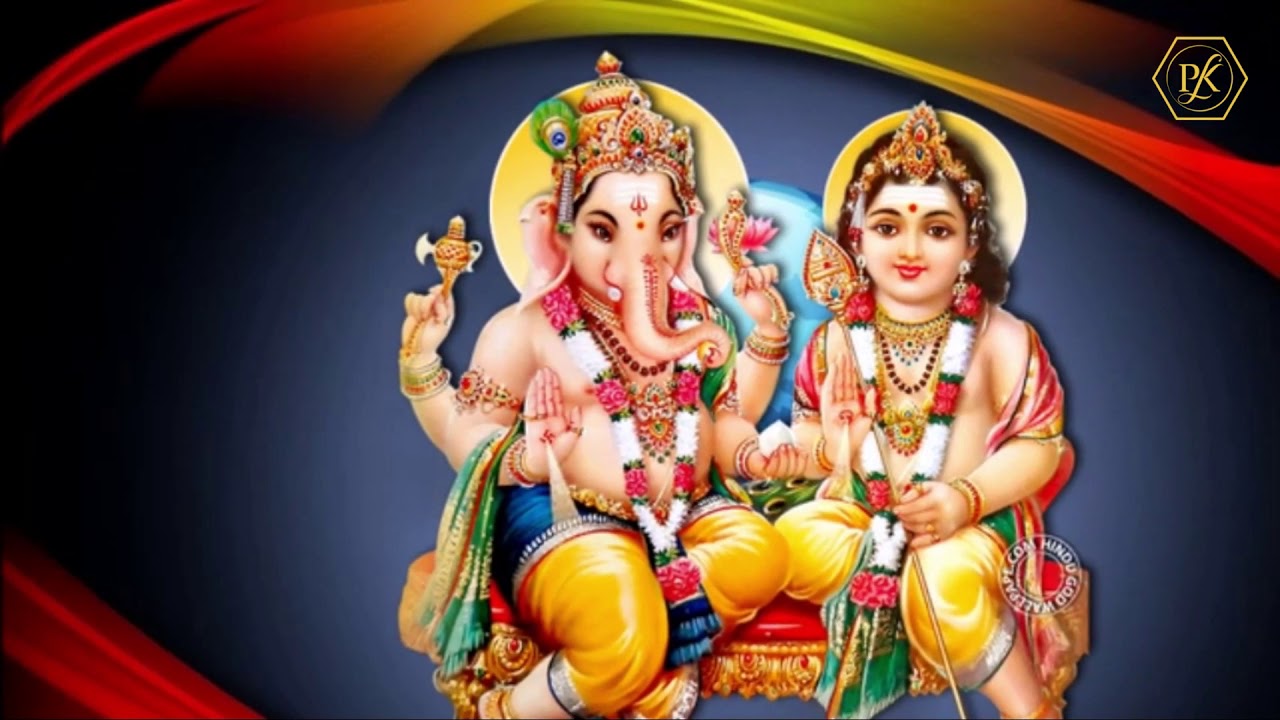 Lord Murugan/karthikeya Hd Video, Wallpaper, Photo, - Murugan And Ganesh God , HD Wallpaper & Backgrounds
