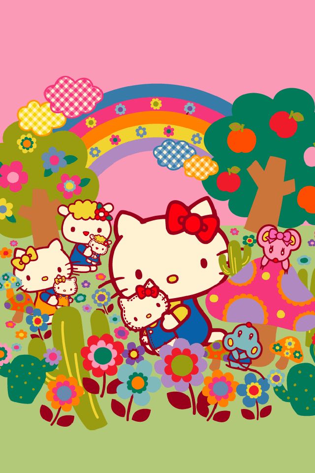 Roleplay Universe Images Hellokitty Wallpaper And Background - Hello Kitty Garden Clipart , HD Wallpaper & Backgrounds