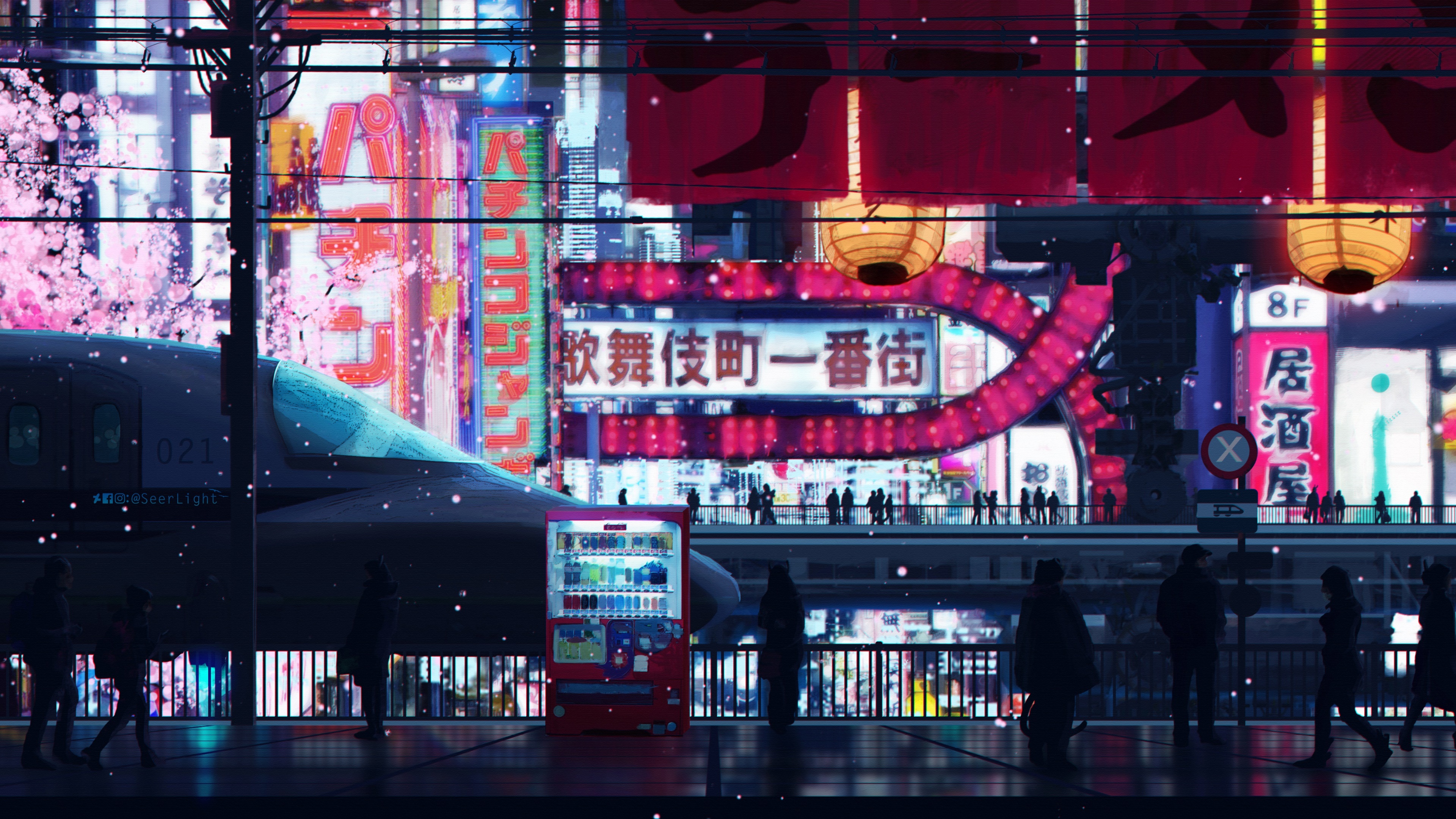 Landscape Portrait - Tokyo Cyberpunk , HD Wallpaper & Backgrounds
