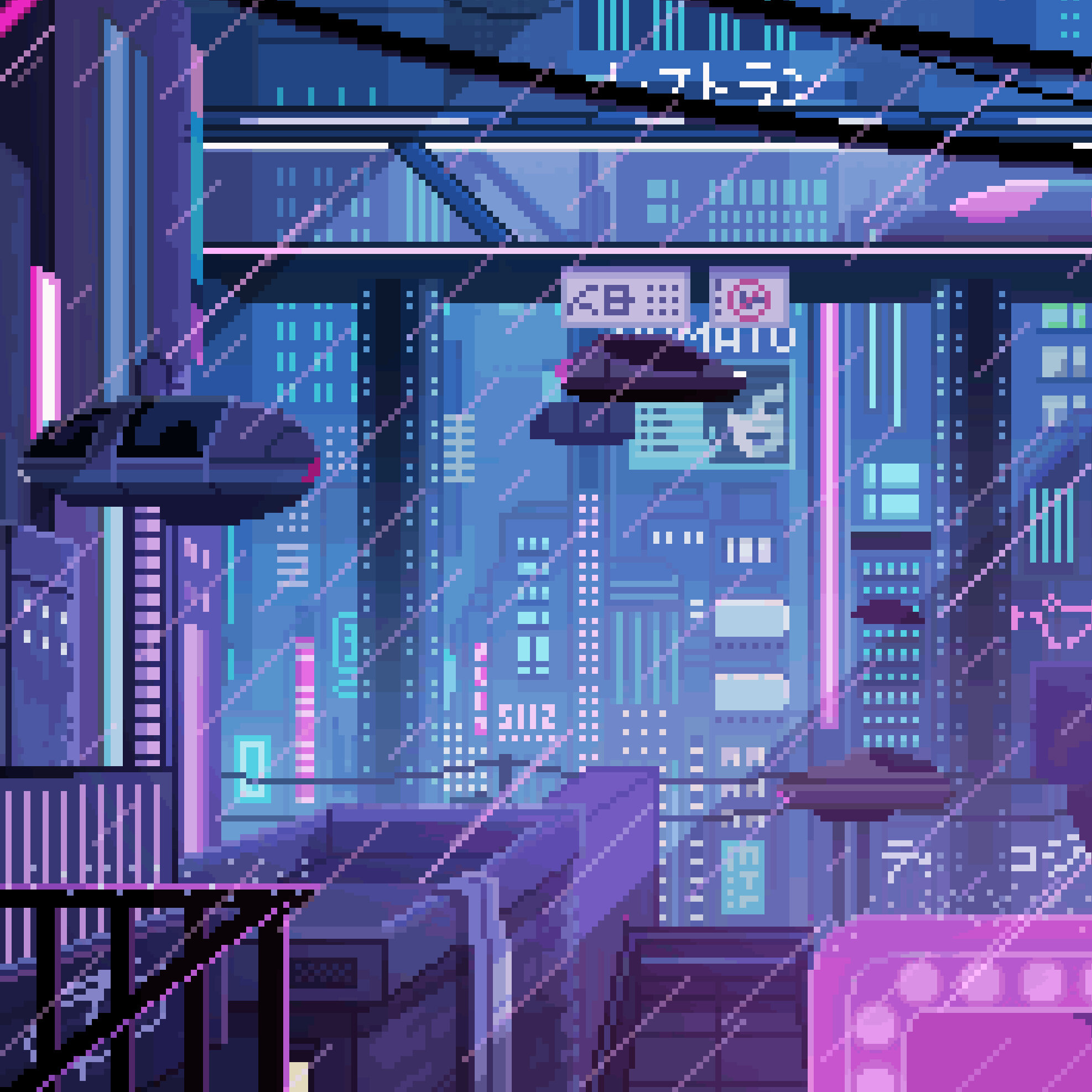 Cyberpunk Wallpaper - Cyber Retro Color Palette , HD Wallpaper & Backgrounds