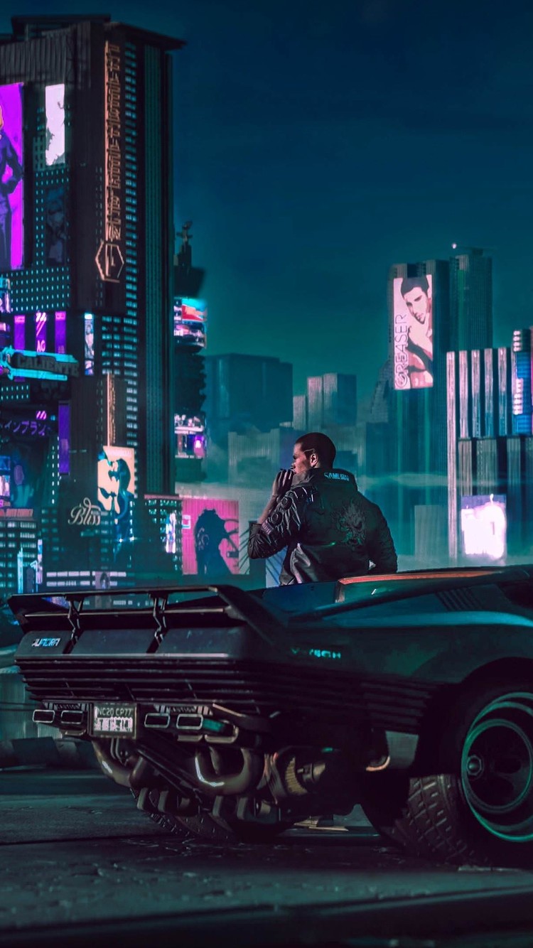 Cyberpunk - Iphone Xs Max Wallpaper 4k , HD Wallpaper & Backgrounds