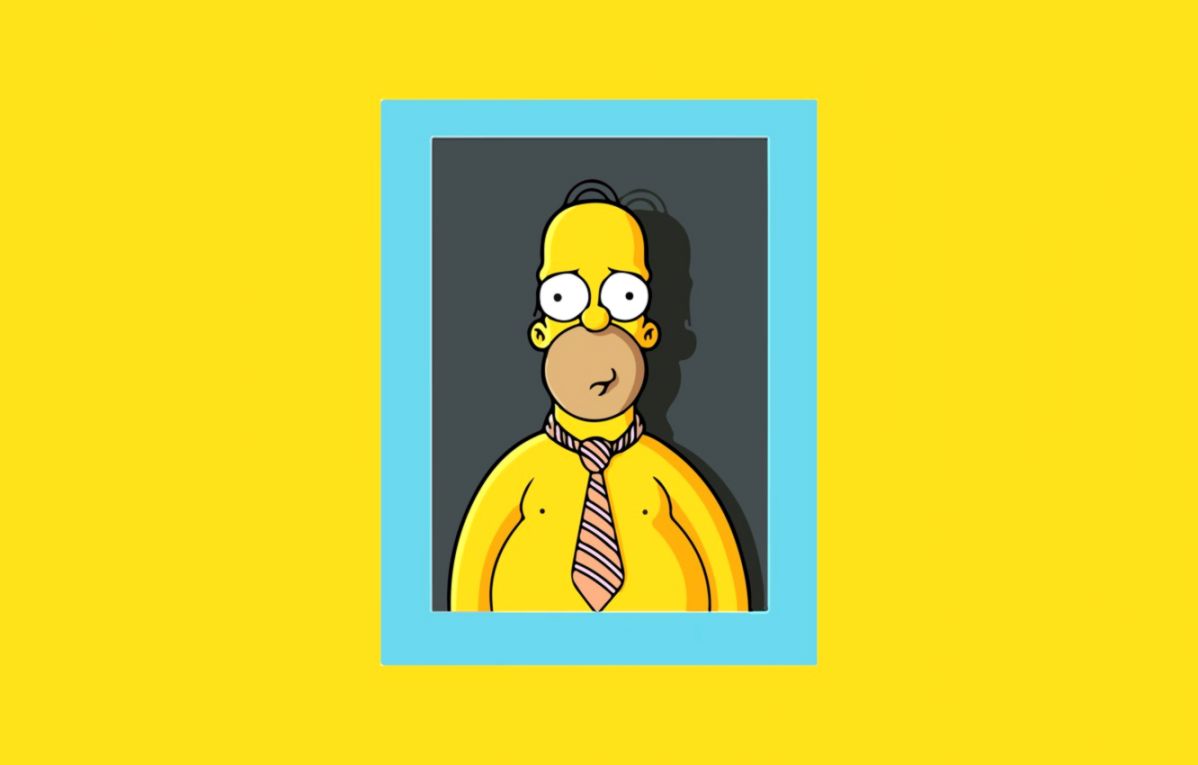 Wallpaper The Simpsons Figure Frame Homer Simpsons - Simpsons 2560 X 1080 , HD Wallpaper & Backgrounds