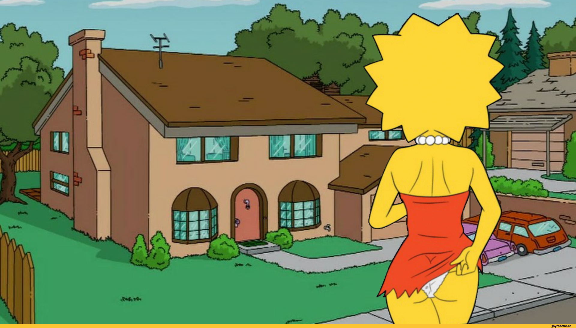 Lisa Simpson Hd Wallpaper - House In The Simpsons , HD Wallpaper & Backgrounds