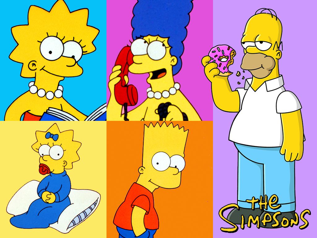 The Simpsons Family Wallpapers Widescreen - Simpsons Family Wallpaper Hd , HD Wallpaper & Backgrounds