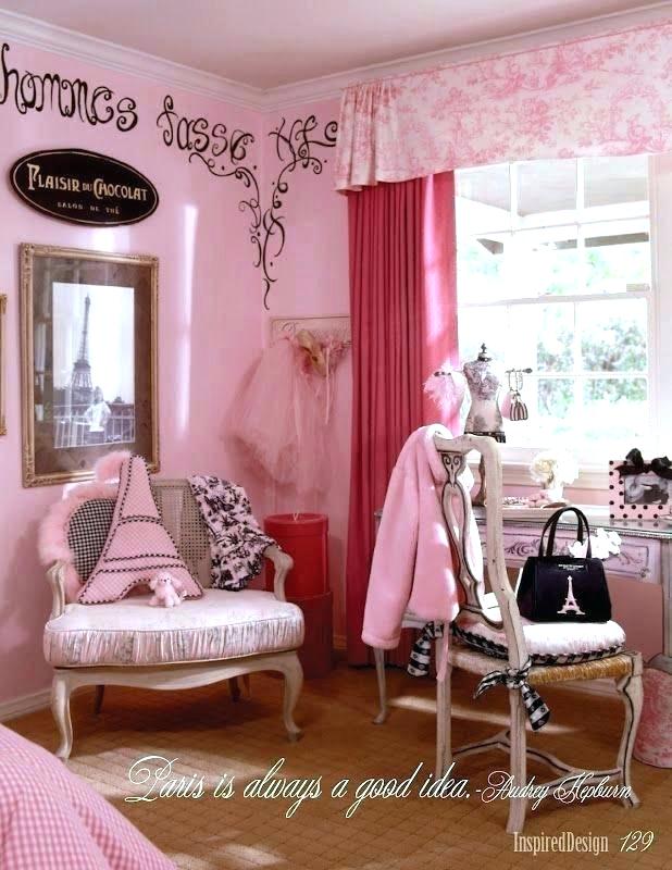 Paris Bedroom Ideas Blue Wallpaper Cute Room - Girls Paris Bedroom Ideas , HD Wallpaper & Backgrounds