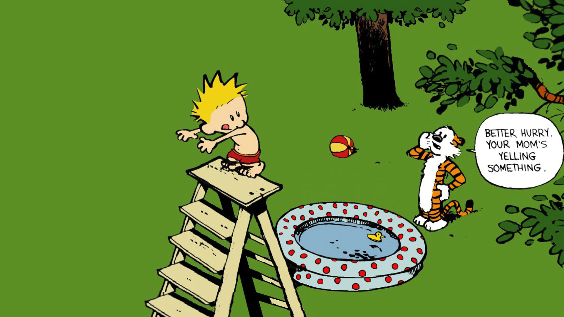 Calvin And Hobbes Wallpapers Pc , HD Wallpaper & Backgrounds