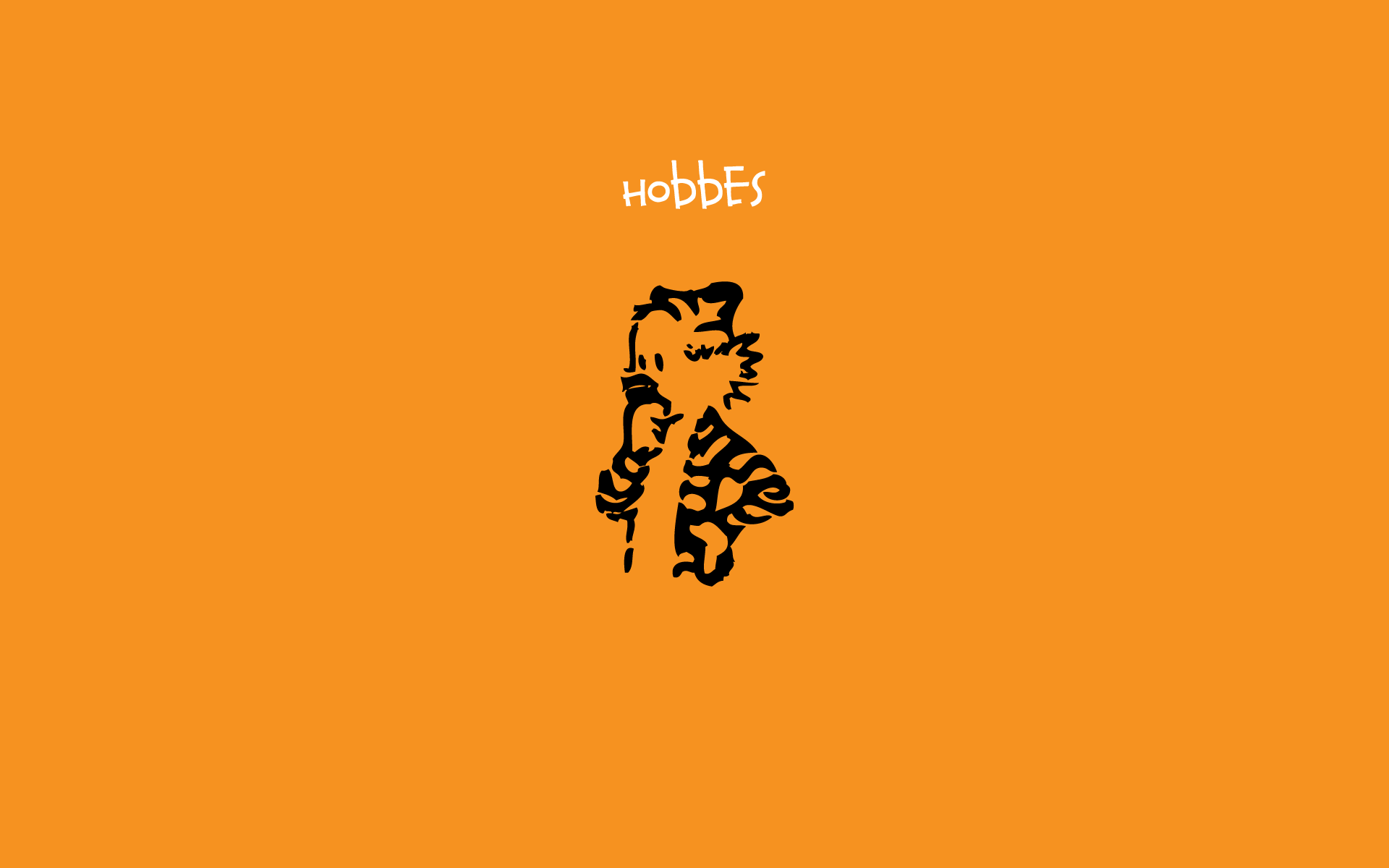 Calvin & Hobbes Wallpaper Hd - Hobbes The Tiger , HD Wallpaper & Backgrounds