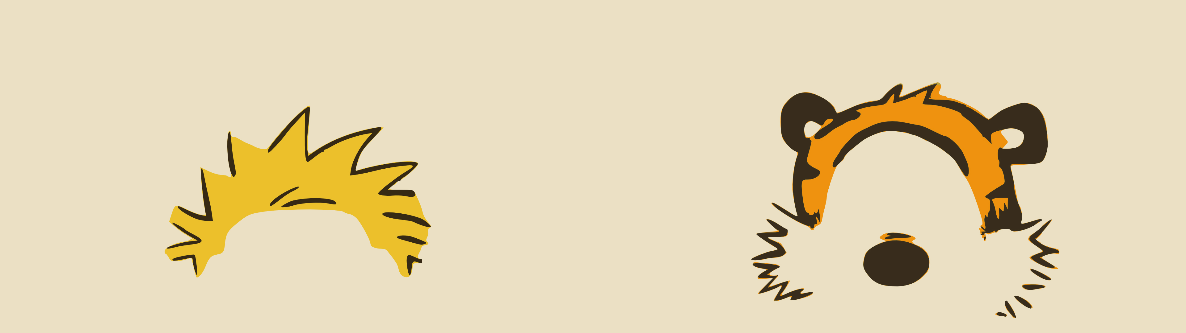 31 - Calvin And Hobbes Dual Screen , HD Wallpaper & Backgrounds