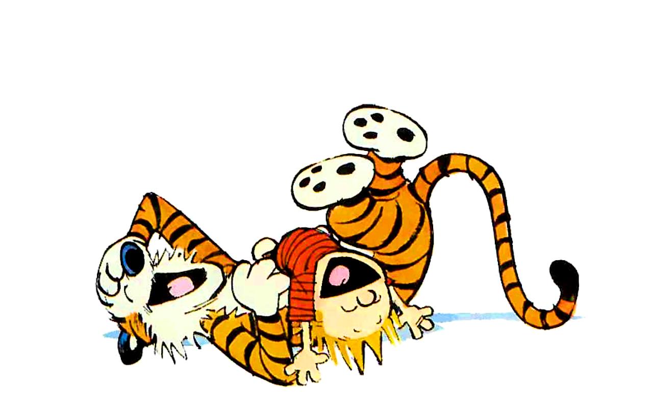 Calvin & Hobbes - Calvin And Hobbes Lol , HD Wallpaper & Backgrounds