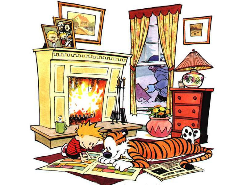 Calvin Amp - Hobbes - Calvin And Hobbes Books , HD Wallpaper & Backgrounds