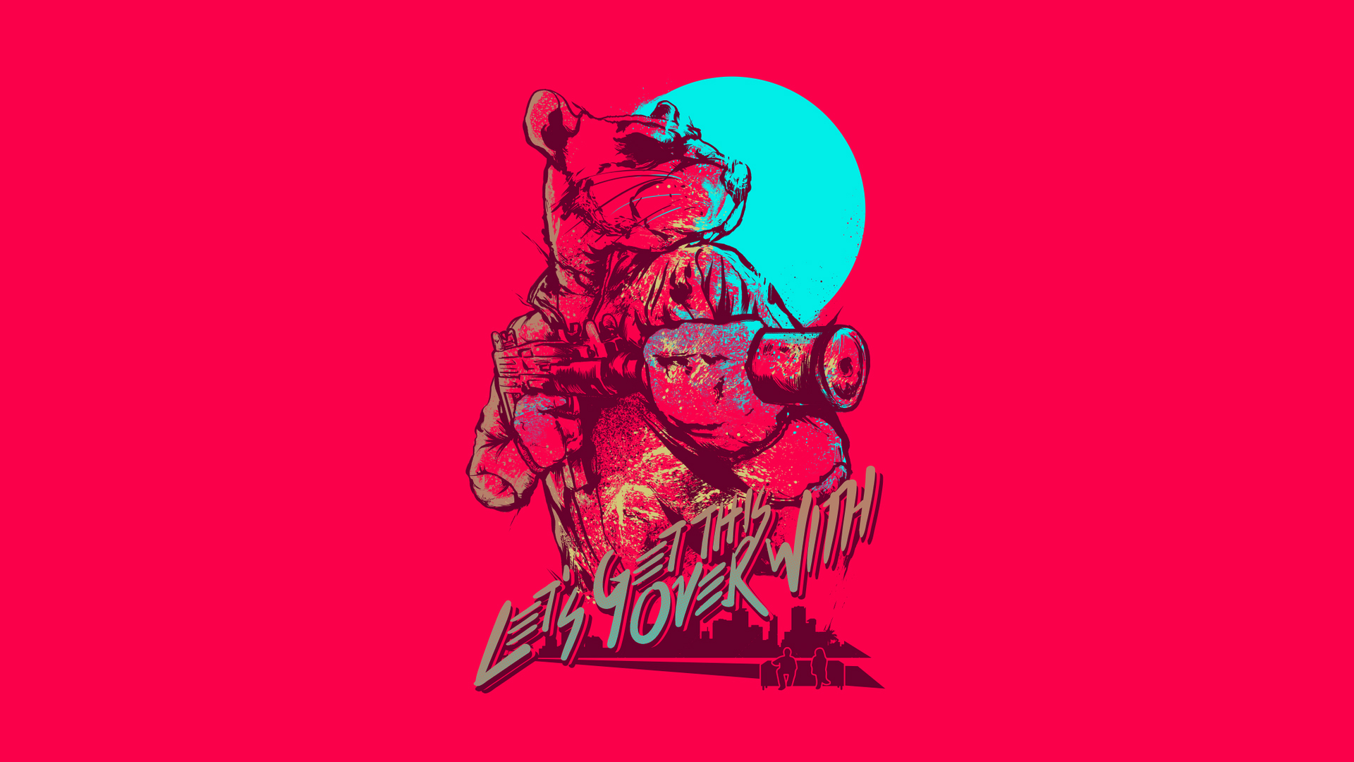 Hotline Miami - Leaving This World Isn T As Scary , HD Wallpaper & Backgrounds