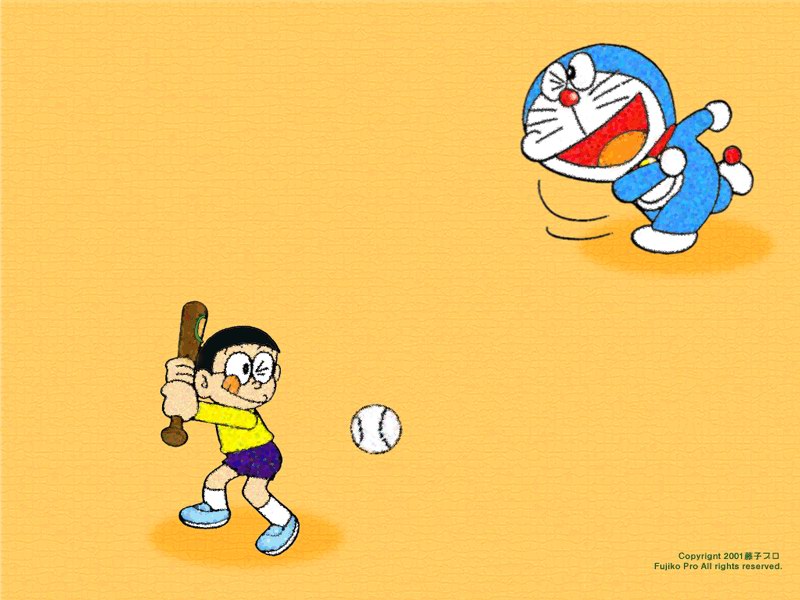 Download Wallpaper Doraemon Bergerak 54 Find Hd Wallpapers - Doraemon And Nobita , HD Wallpaper & Backgrounds