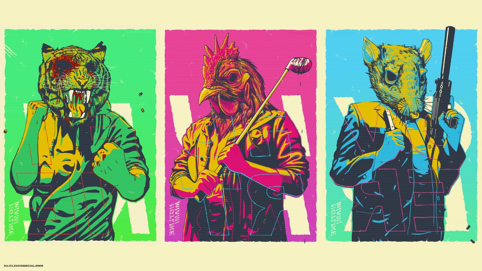 Hotline Miami, Video Games Wallpapers Hd / Desktop - Illustration , HD Wallpaper & Backgrounds