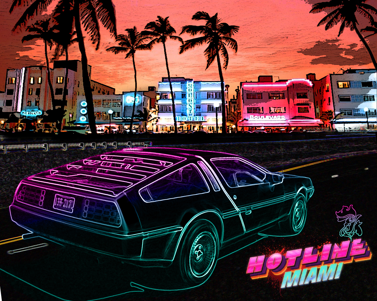Hotline Miami , HD Wallpaper & Backgrounds