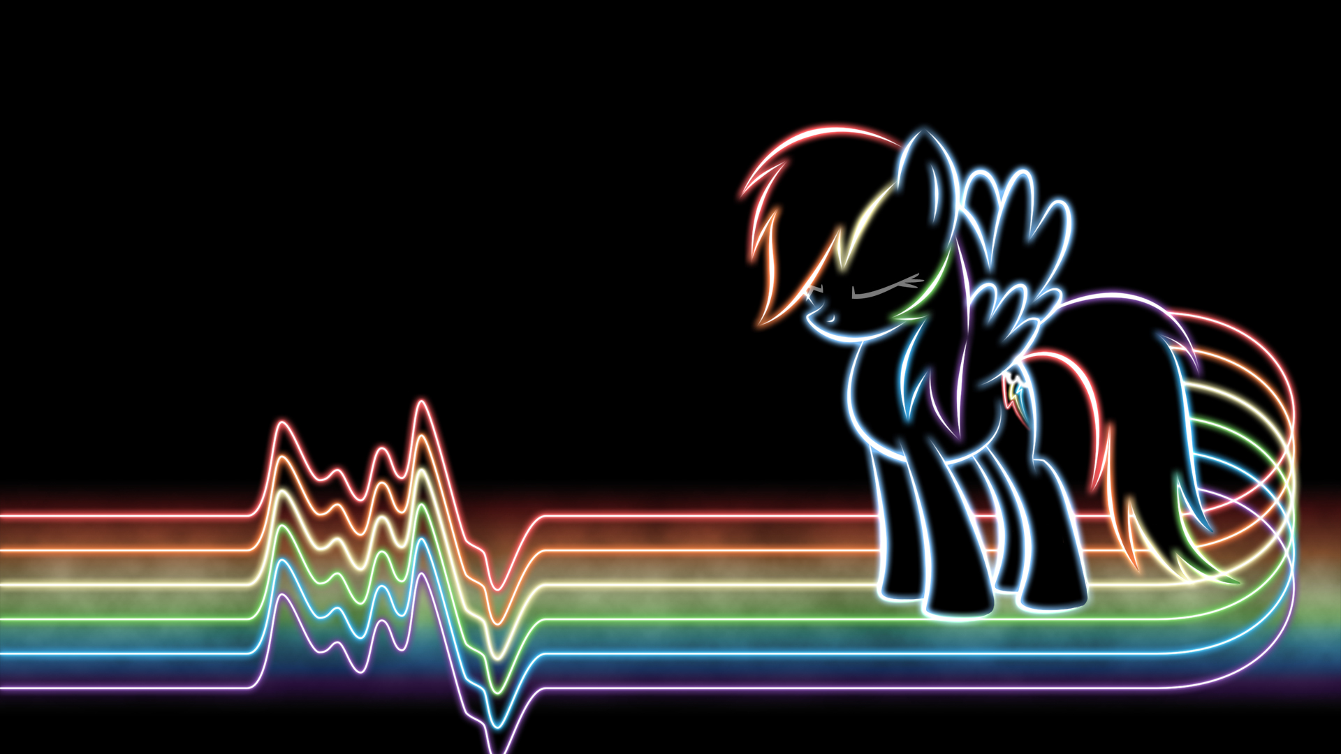 Neon My Little Pony , HD Wallpaper & Backgrounds