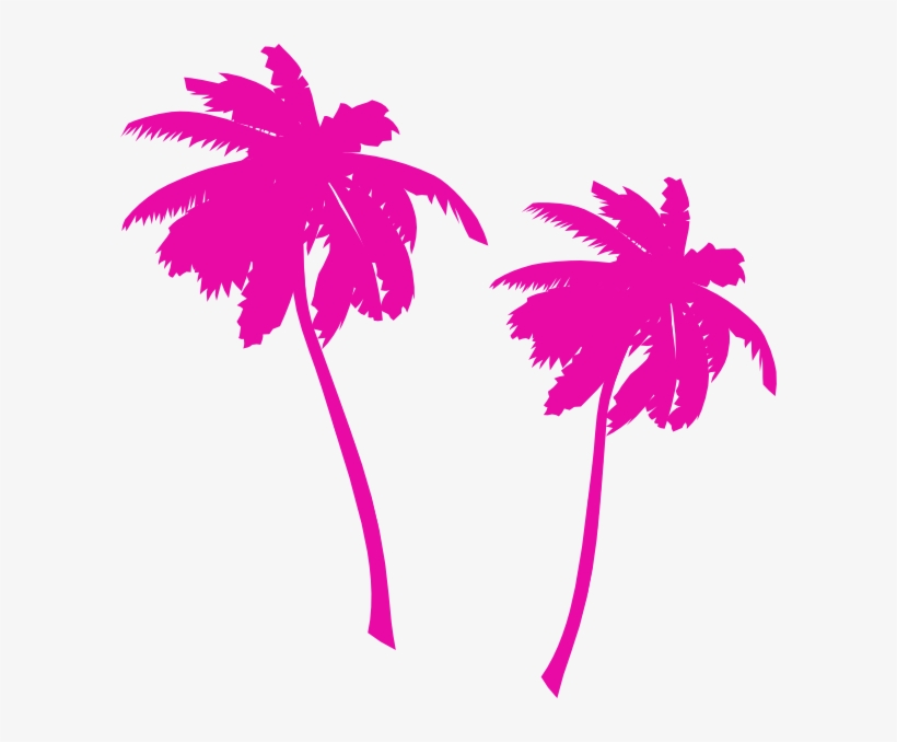 Vector Trees Clip Art At Clker Com - Palm Tree Vector Png , HD Wallpaper & Backgrounds