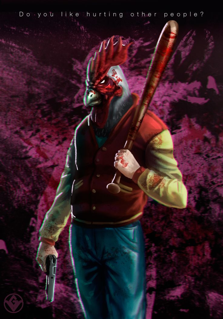 Jacket On Behance - Hotline Miami Jacket Character , HD Wallpaper & Backgrounds