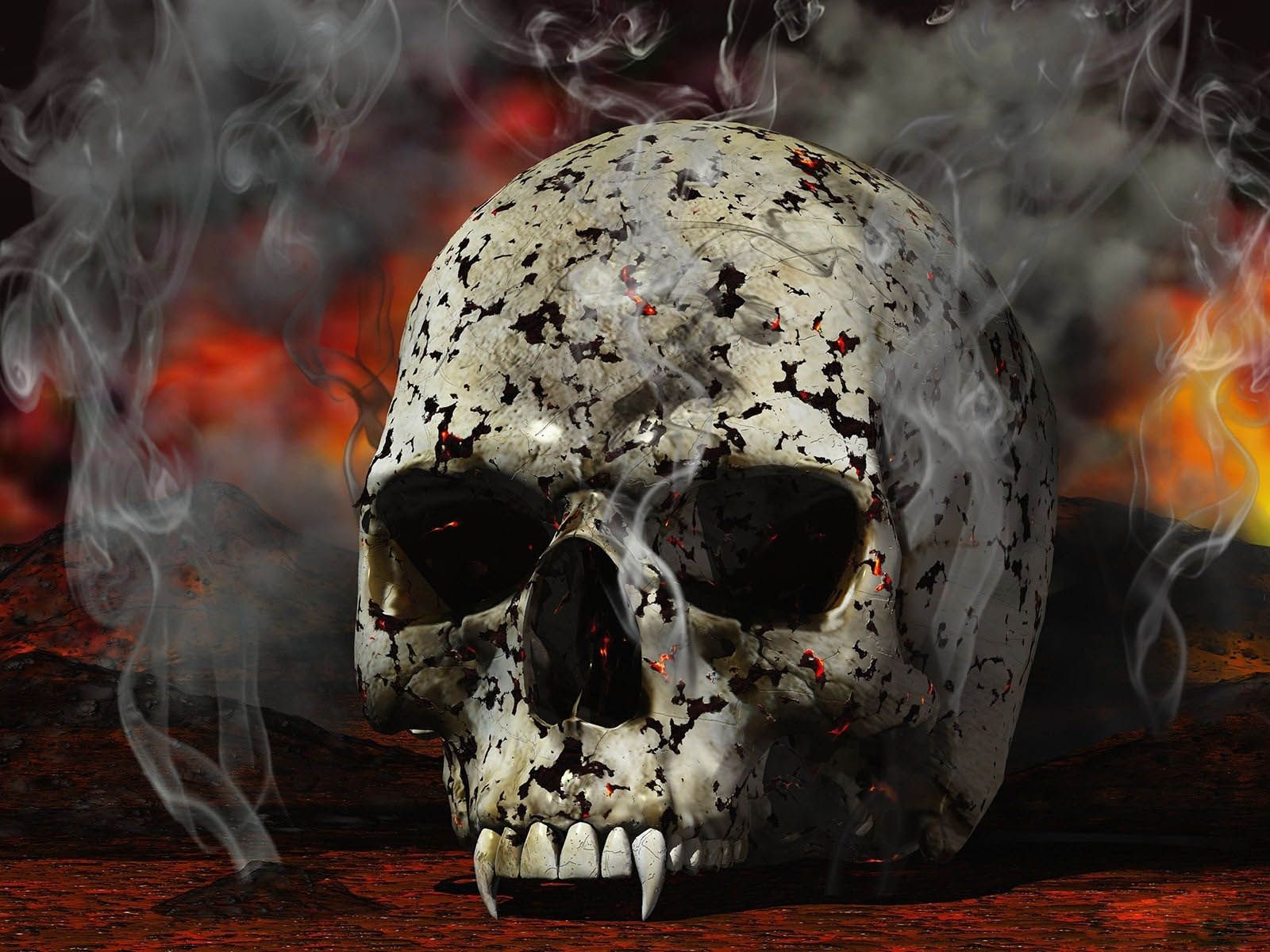 Horror Skull Wallpapers - Skull Best , HD Wallpaper & Backgrounds