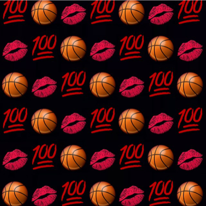#basketball #lips #emojis #emoji #wallpaper #lockscreen - Lock Screen Wallpaper Basketball , HD Wallpaper & Backgrounds