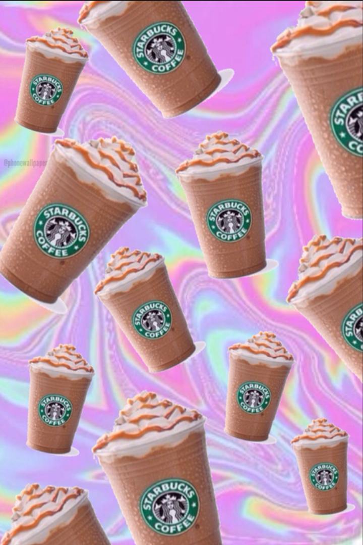 #background #emojis #emoji #wallpaper #lockscreen #starbucks - Starbucks , HD Wallpaper & Backgrounds