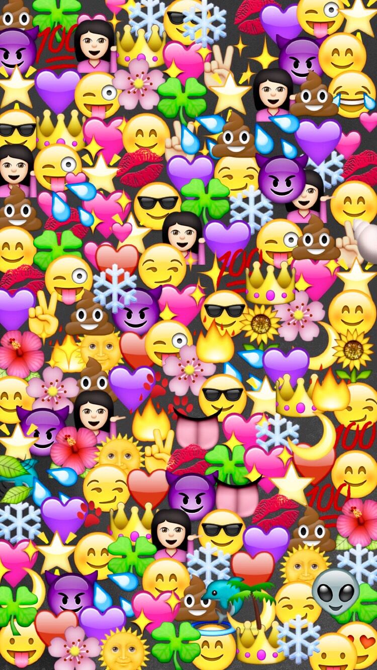 Emoji Wallpaper - Fondos De Pantalla De Emojis , HD Wallpaper & Backgrounds