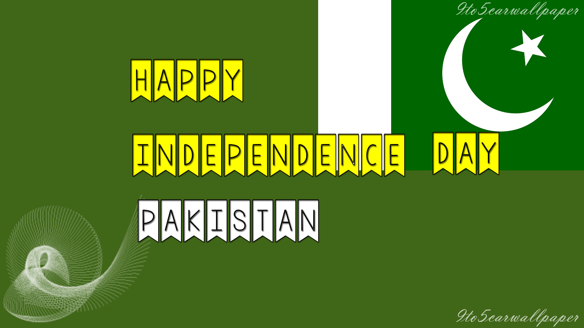 Happy Independence Day Pakistan Wallpapers - Graphic Design , HD Wallpaper & Backgrounds