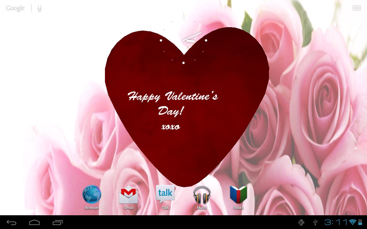 Brilliant Valentines Day Live Wallpaper - Happy Valentines Day Annie , HD Wallpaper & Backgrounds