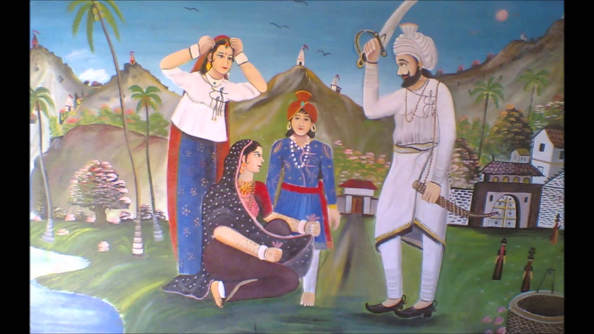 Rajasthani Painting Wallpaper - Devat Bodar , HD Wallpaper & Backgrounds