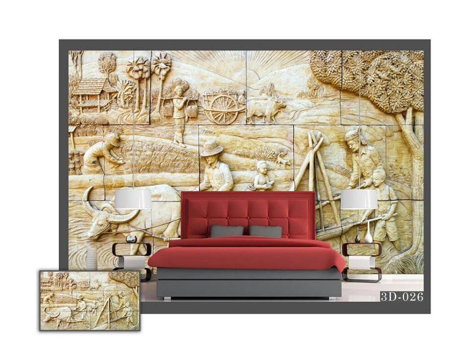 3d Wallpaper Effect For Walls - Modern Art , HD Wallpaper & Backgrounds