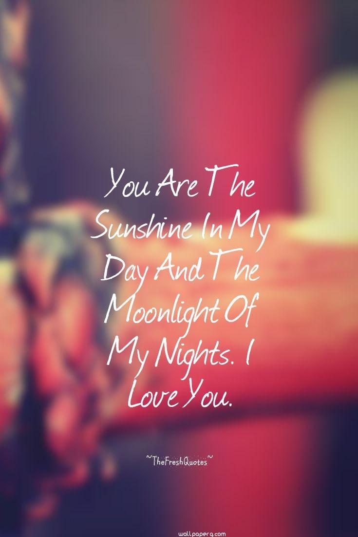 Download Romantic Love Quotes For Him Wallpaper For - Love You My Sunshine , HD Wallpaper & Backgrounds