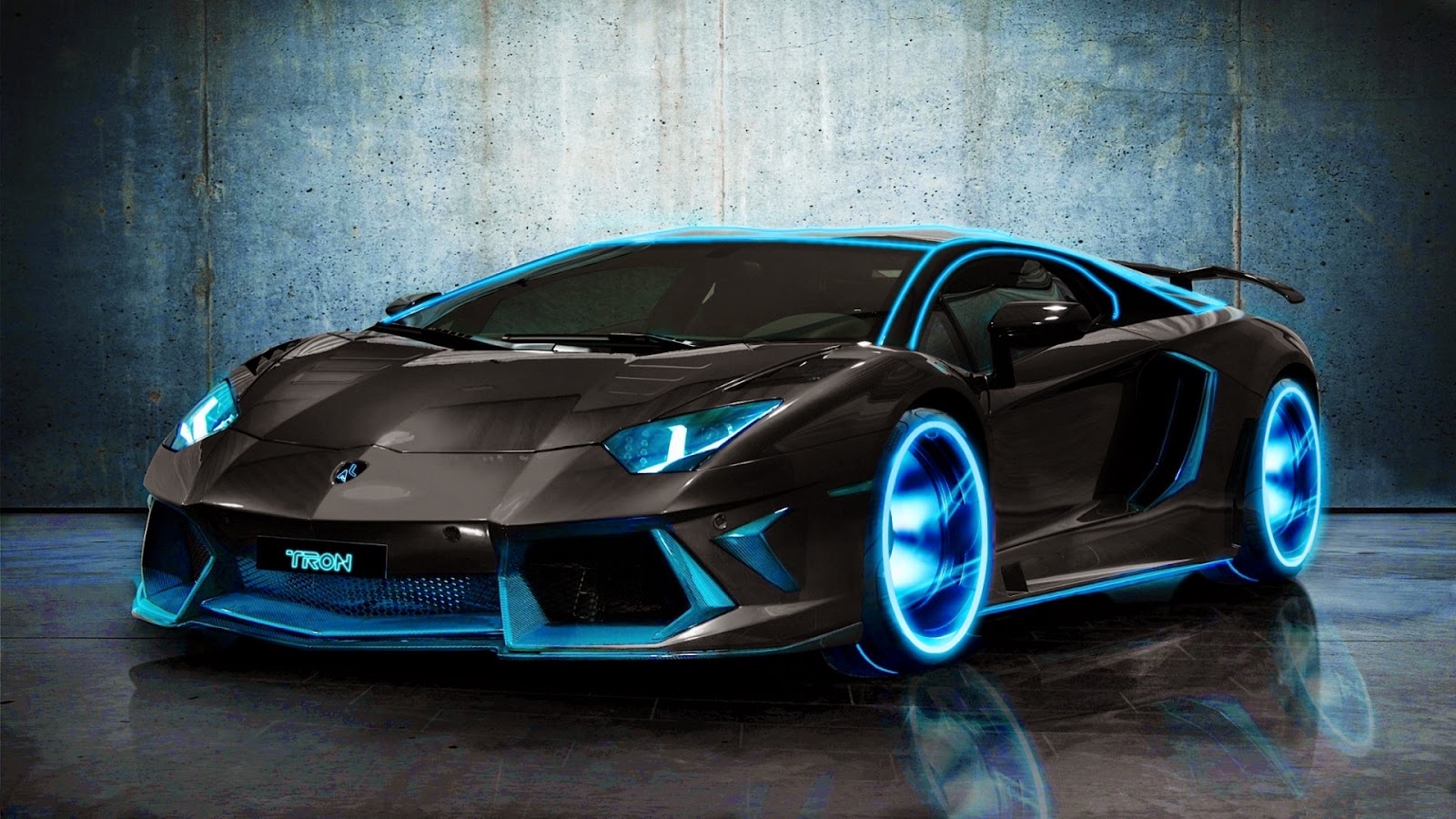 Masaüstünüzü 25 Birbirinden Harika Hd Spor Araba Resimleriyle - Tron Lamborghini Aventador , HD Wallpaper & Backgrounds