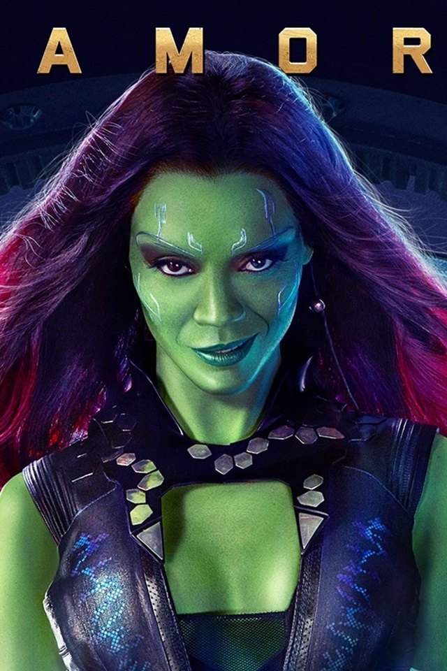 Iphone Wallpaper Zoe Saldana, Guardians Of The Galaxy - Guardians Of The Galaxy Gamora , HD Wallpaper & Backgrounds