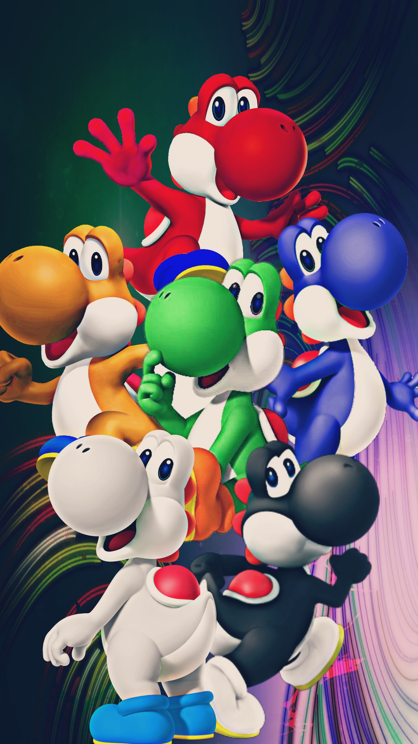 Nintendo Wallpaper Yoshi , HD Wallpaper & Backgrounds