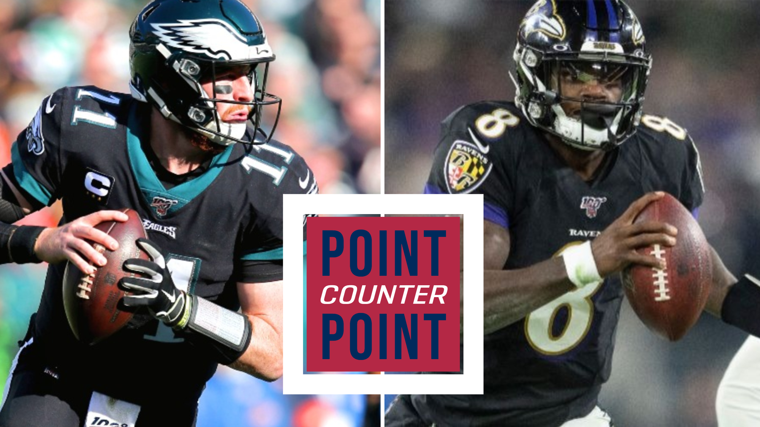 Lamar Jackson Vs Carson Wentz , HD Wallpaper & Backgrounds