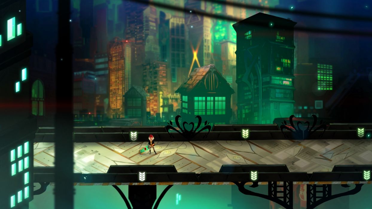 Transistor Game Anime City G Wallpaper - Transistor Game City , HD Wallpaper & Backgrounds