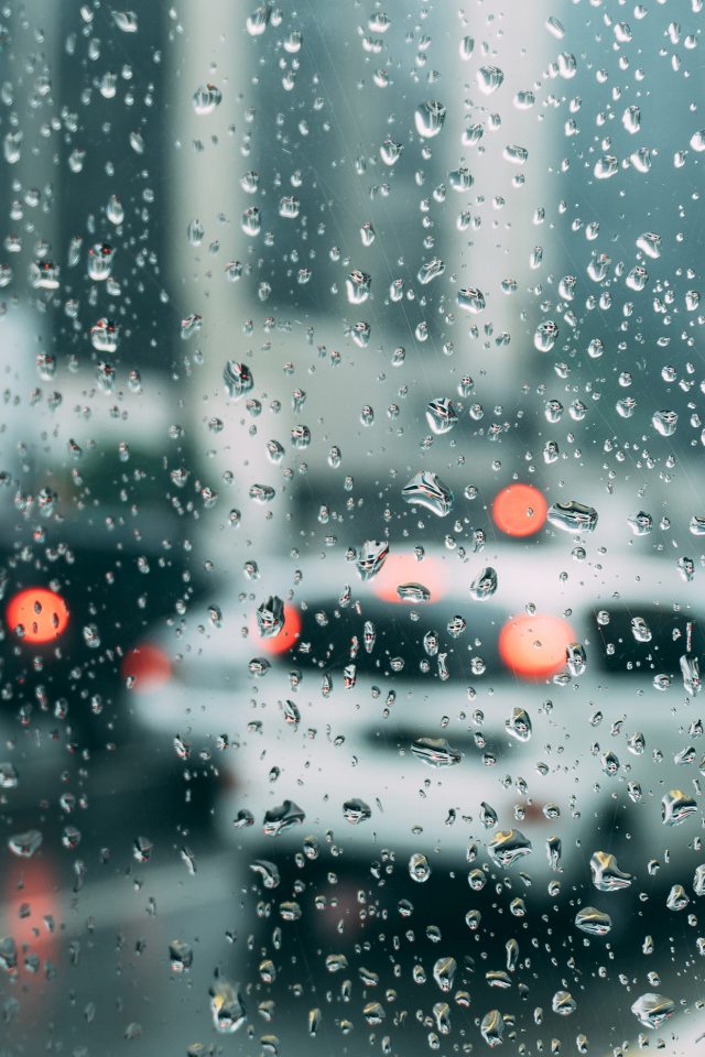 Rain Window Bokeh Art Car Sad Iphone Wallpaper - Sad Iphone , HD Wallpaper & Backgrounds