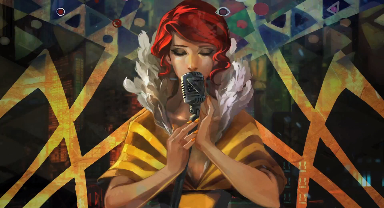 Transistor Red Official Art , HD Wallpaper & Backgrounds
