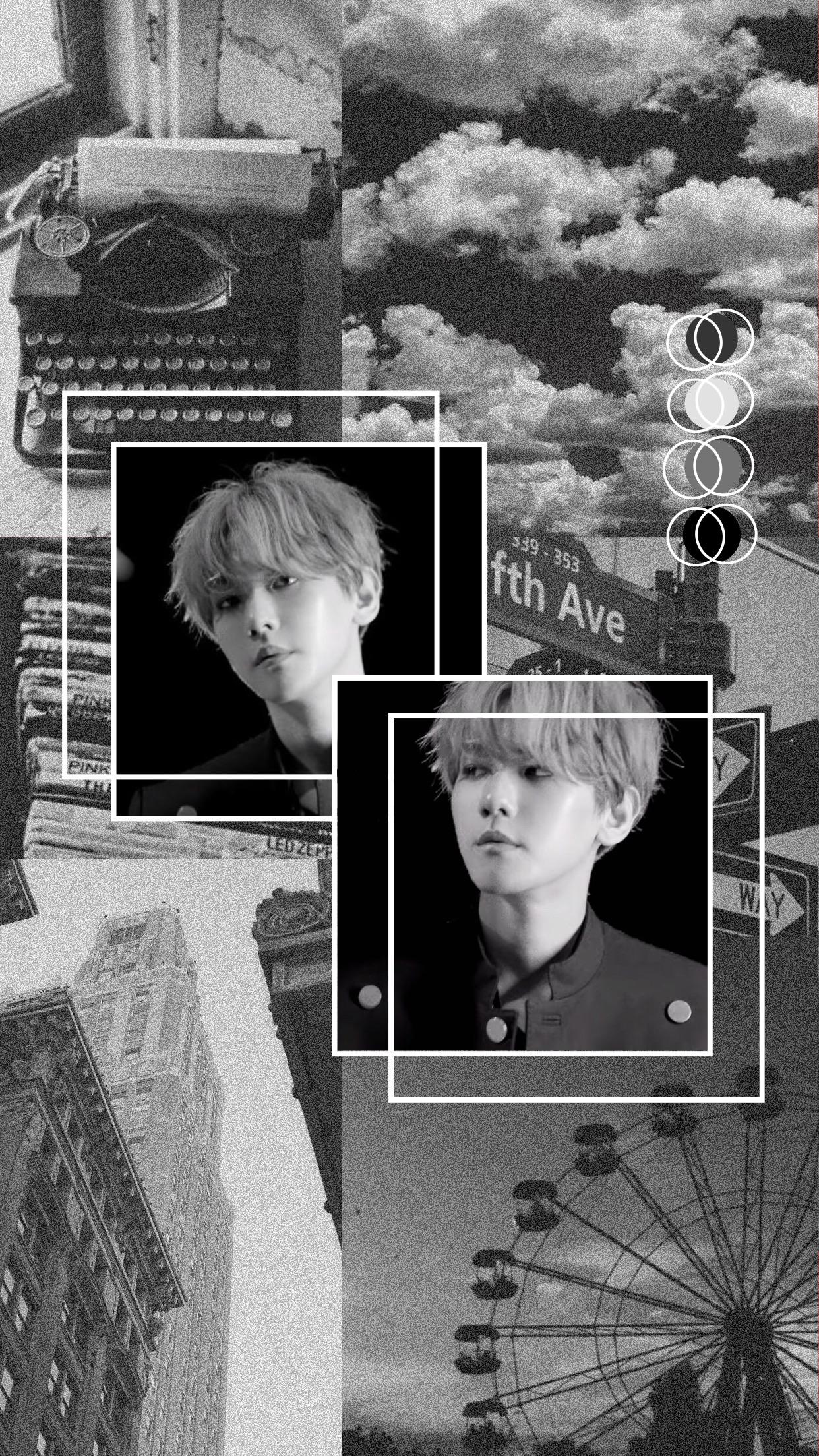 Exo Baekhyun Wallpaper Collage , HD Wallpaper & Backgrounds