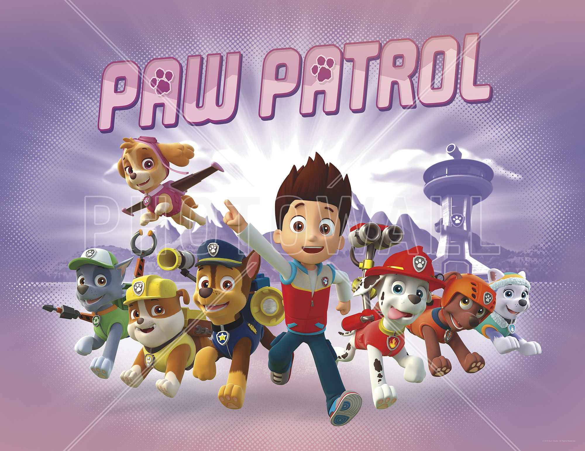 Paw Patrol Is On A Roll - Paw Patrol Marshall Chase And Rubble , HD Wallpaper & Backgrounds
