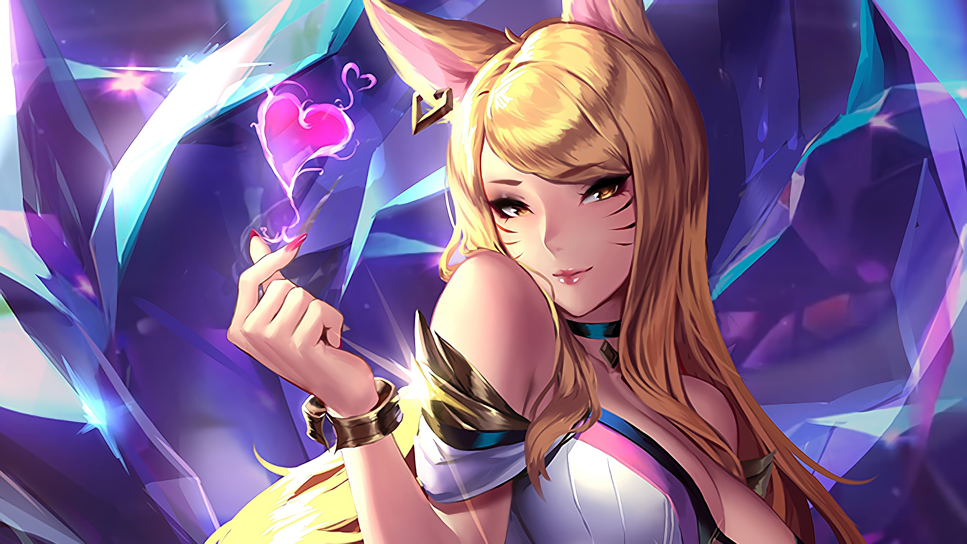 Ahri Kda Wallpaper 4k , HD Wallpaper & Backgrounds