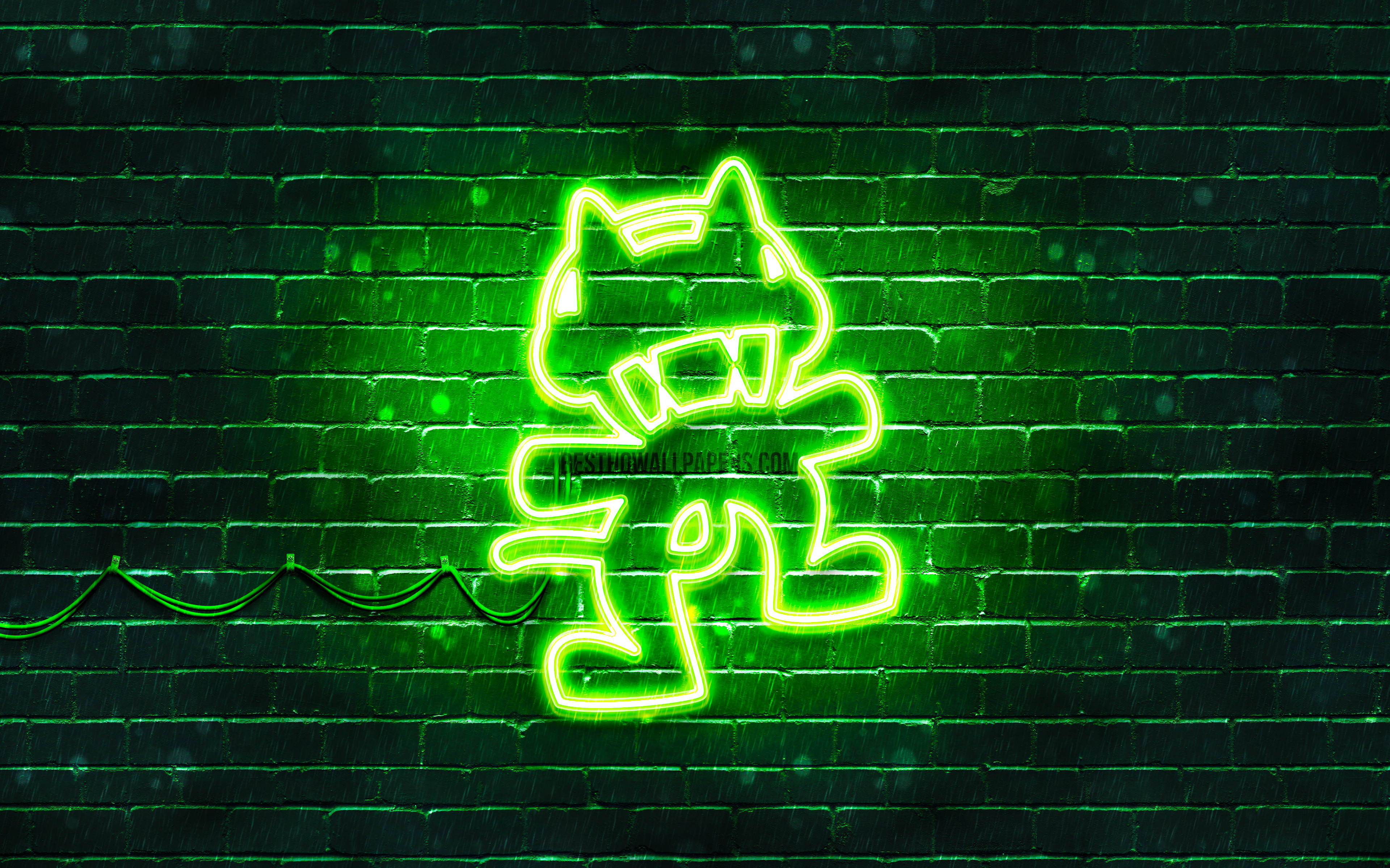 Monstercat Green Logo, 4k, Superstars, Green Brickwall, - Monstercat Wallpaper 4k , HD Wallpaper & Backgrounds