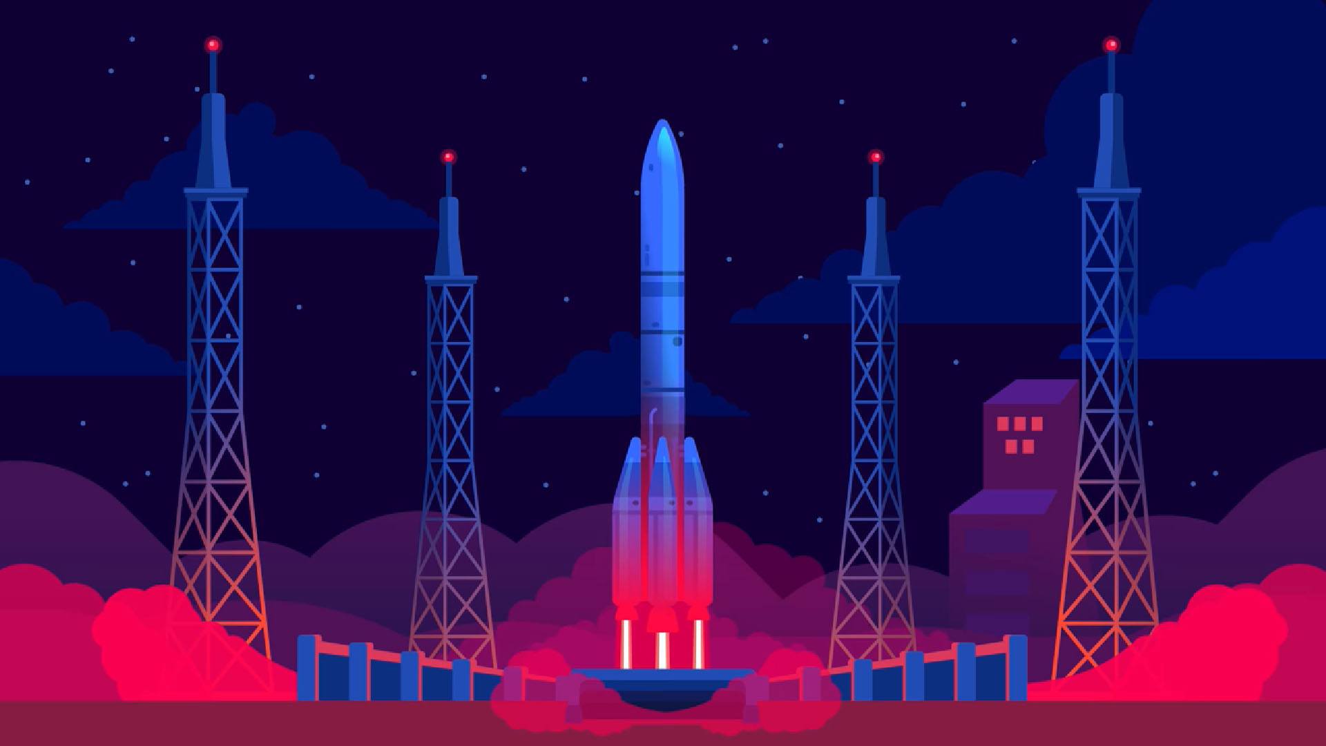 Kurzgesagt Wallpaper - Kurzgesagt Rocket - Desktop Kurzgesagt , HD Wallpaper & Backgrounds