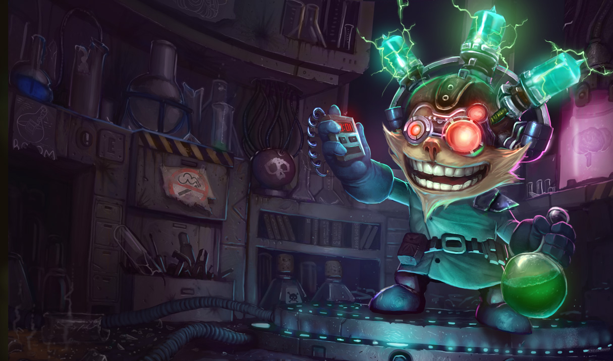 League Of Legends New Ziggs Skins Headhunter Master - Mad Scientist Ziggs , HD Wallpaper & Backgrounds