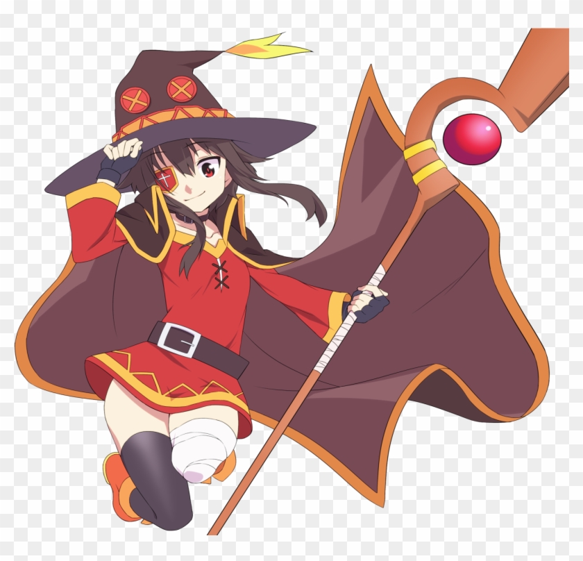 Konosuba God S Transparent Bless To This Wonderful, - Megumin With Transparent Backgroung , HD Wallpaper & Backgrounds