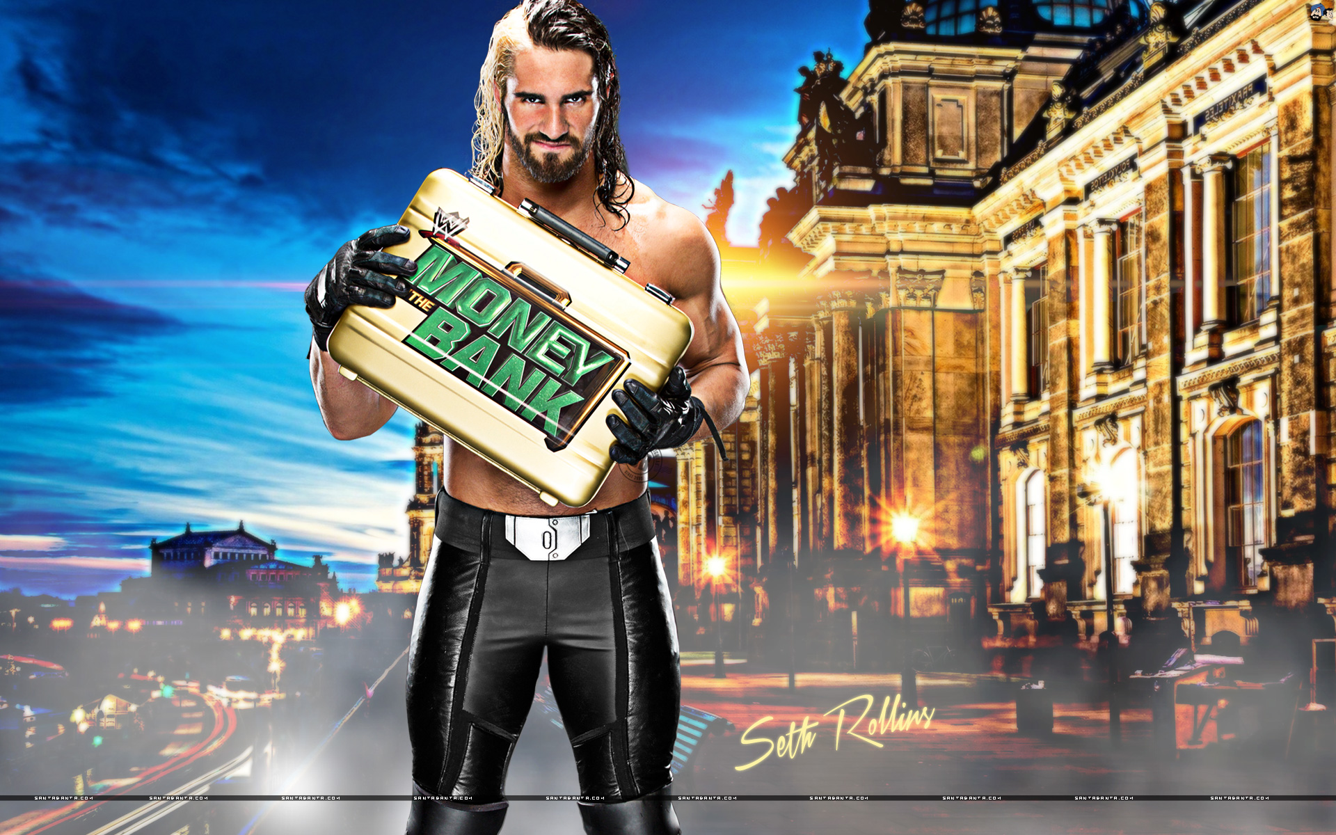 Seth Rollins - Wwe Money In The Bank , HD Wallpaper & Backgrounds
