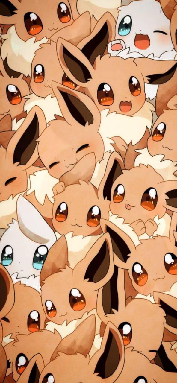 Pokemon Wallpaper Iphone Eevee , HD Wallpaper & Backgrounds