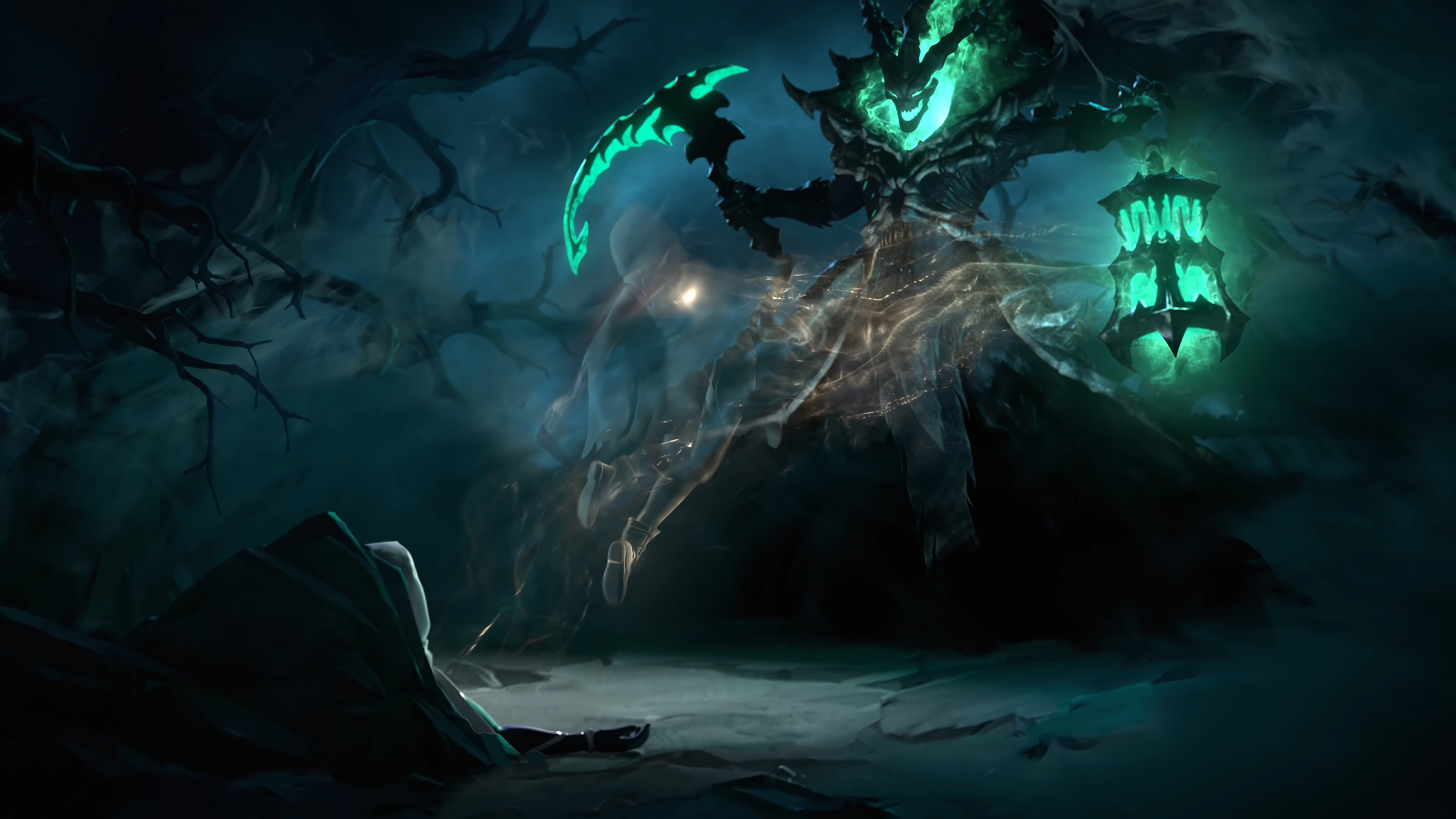 Thresh, Lol, Dark Passage, 4k Wallpaper - Thresh Lol , HD Wallpaper & Backgrounds