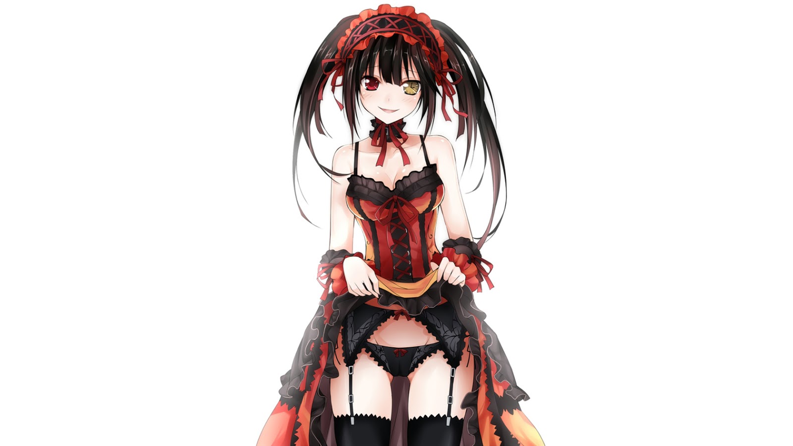 Date A Live Kurumi Sexy , HD Wallpaper & Backgrounds