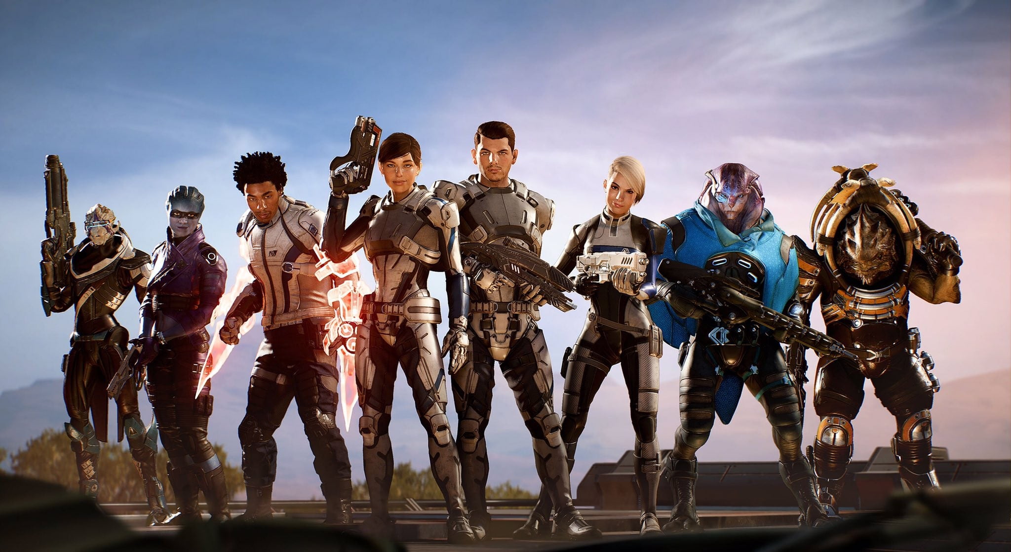 Mass Effect Andromeda Tempest Crew , HD Wallpaper & Backgrounds